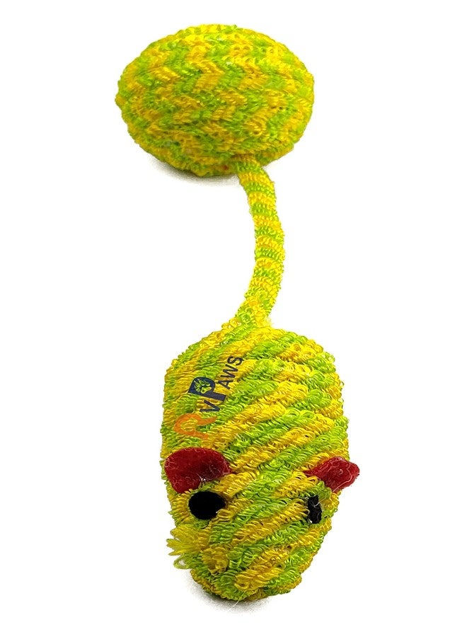 Pups&Pets ألعاب قطط إبداعية من السيزال من Pups&Pets، فأر مزيف قطيفة - قد يختلف اللون (عبوة من قطعتين) - Image 5